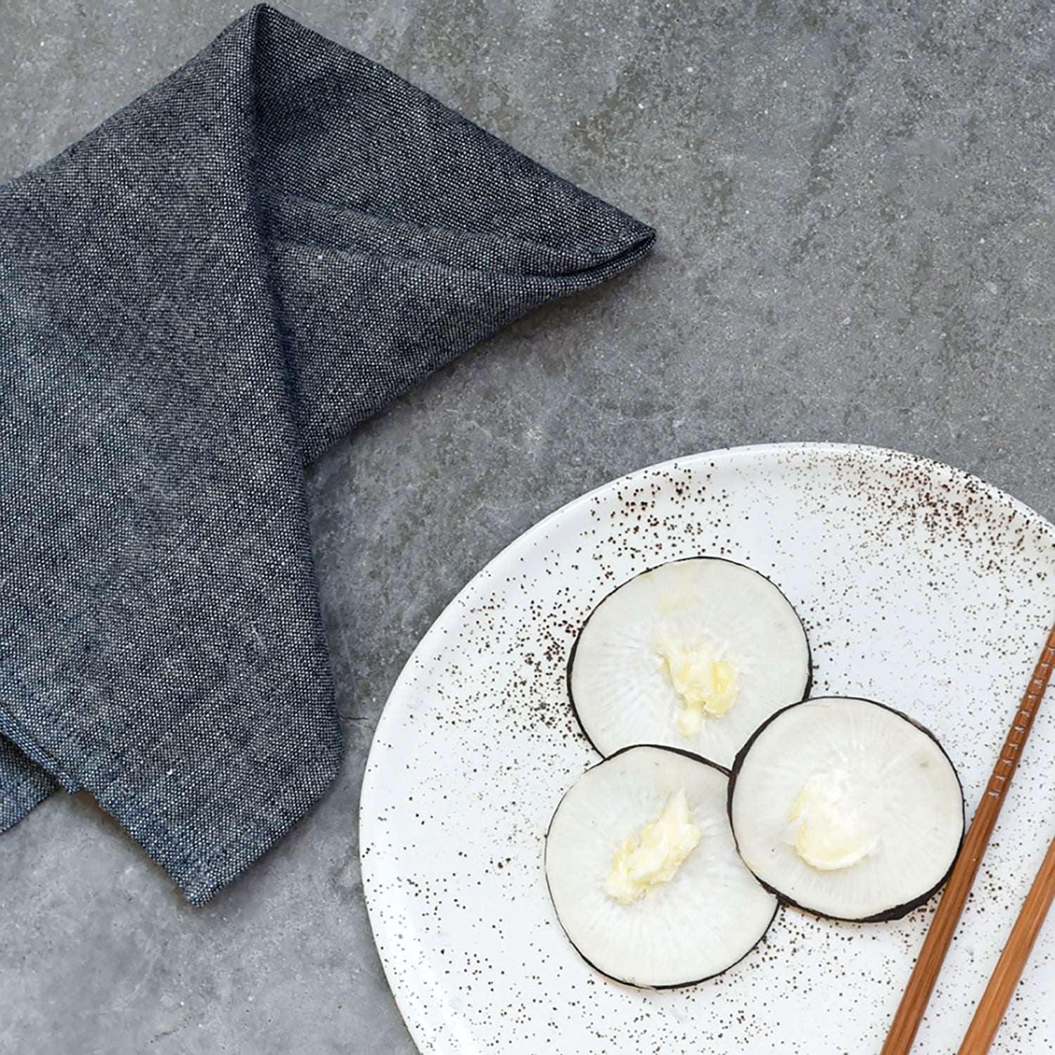 Japanese Chambray Napkin Set