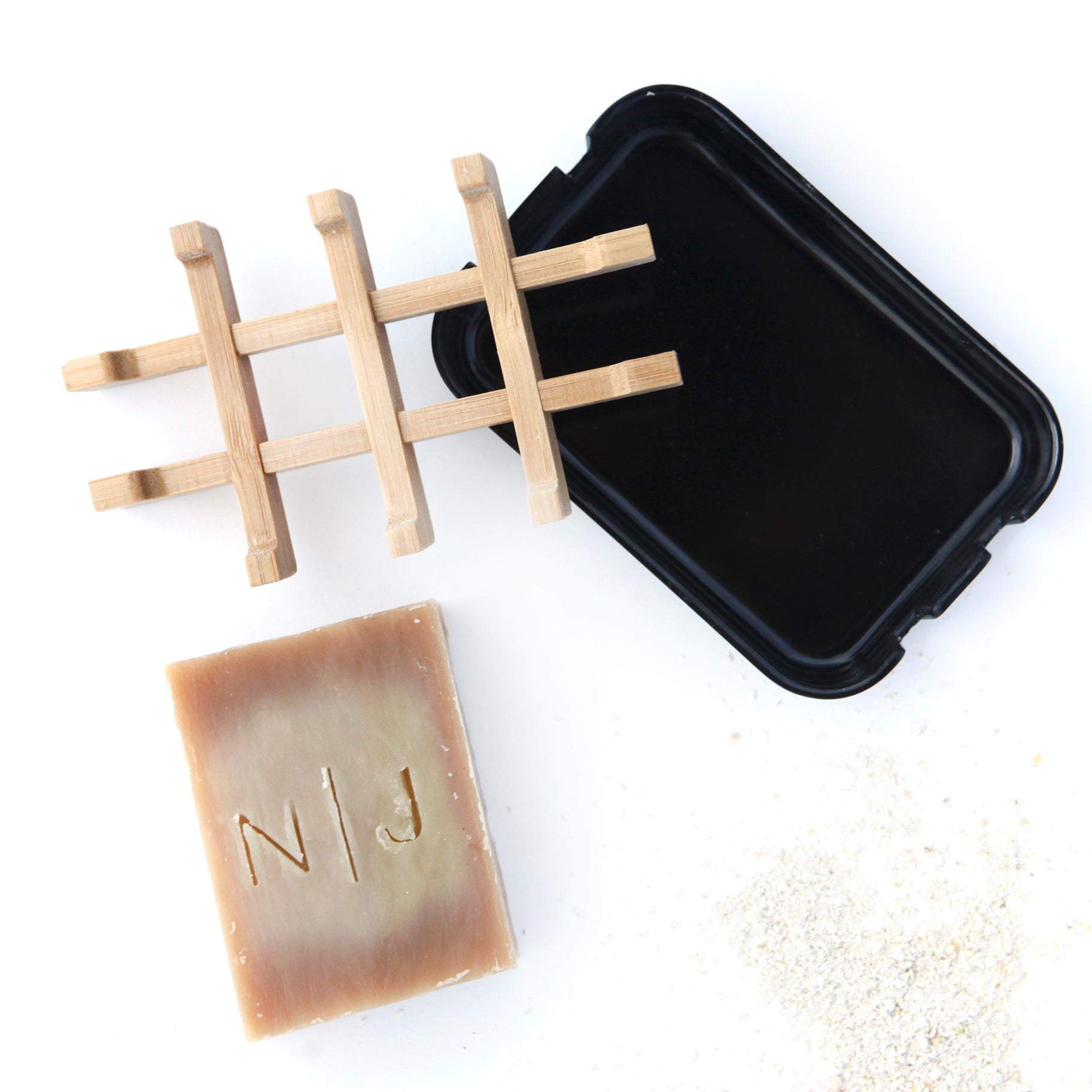 Black Bamboo Soap Dish