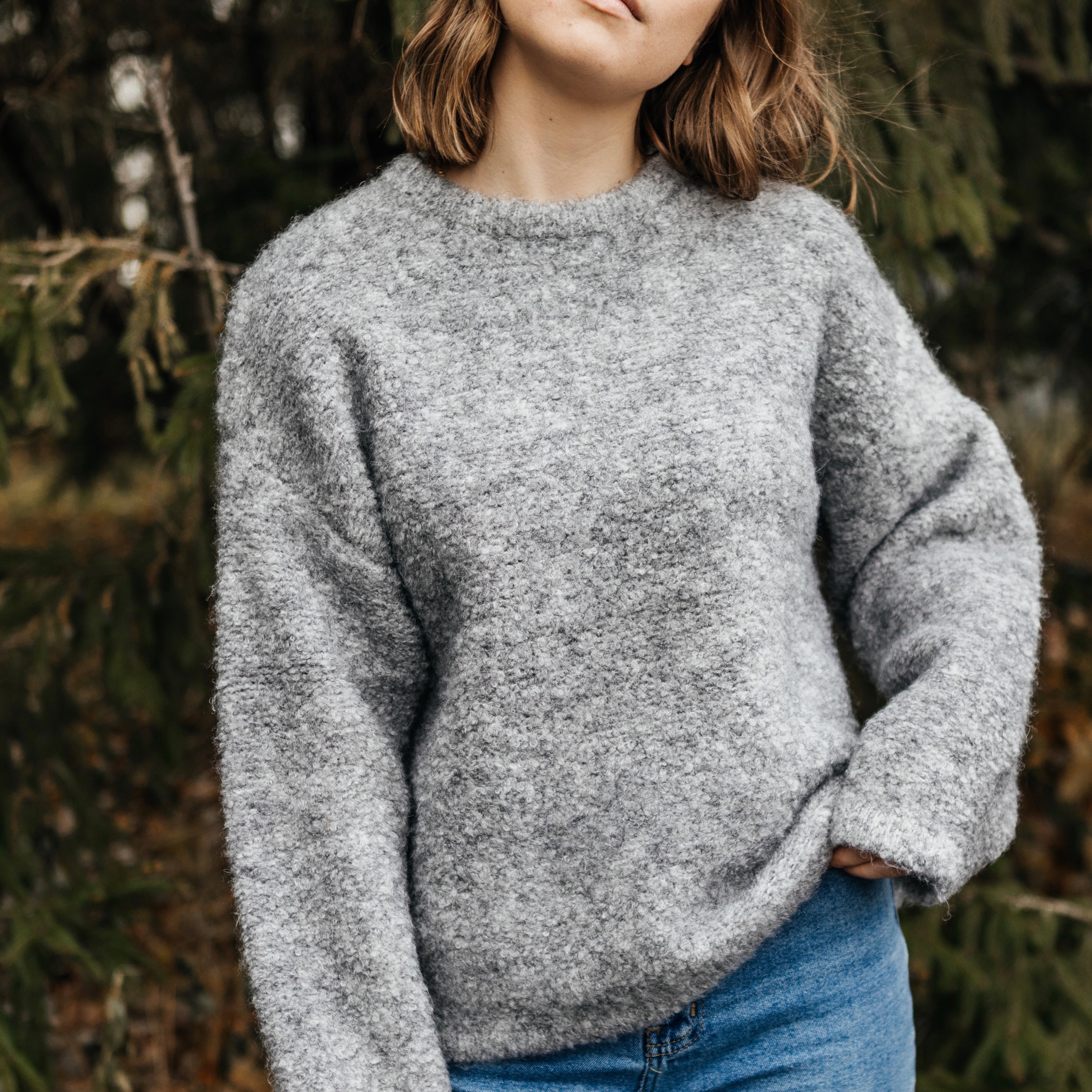 Envie Sweater in Heather Grey