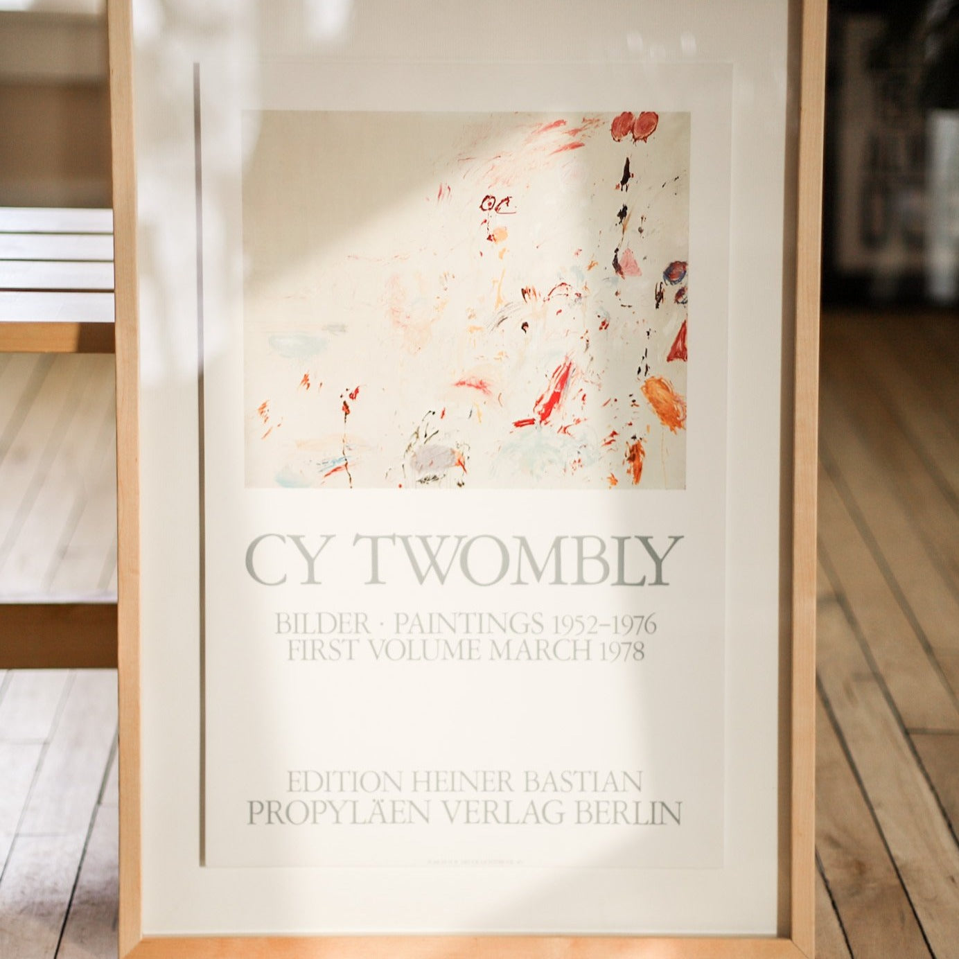 Cy Twombly Vintage 1978 Berlin Art Exhibition Poster