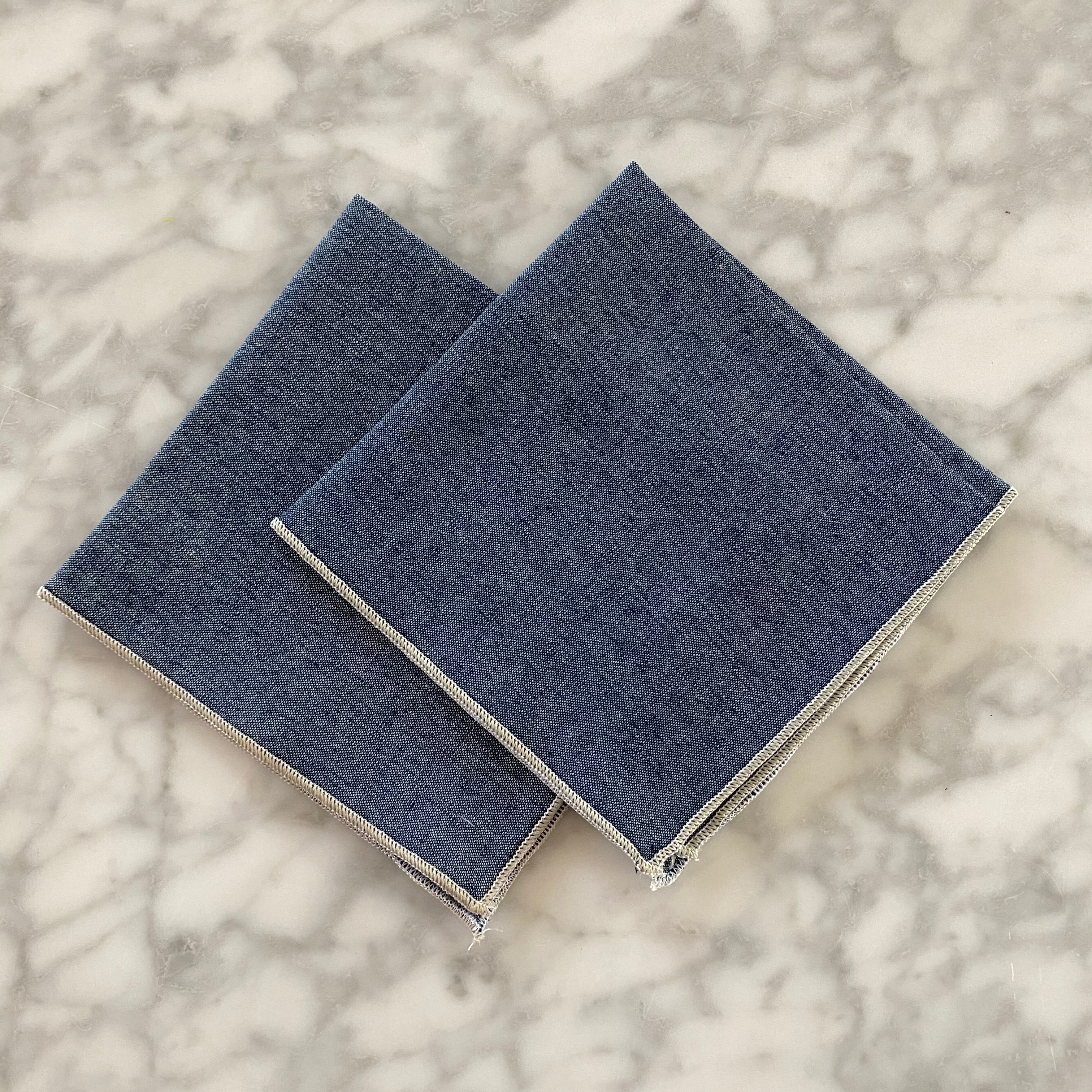 Chambray Cocktail Napkins