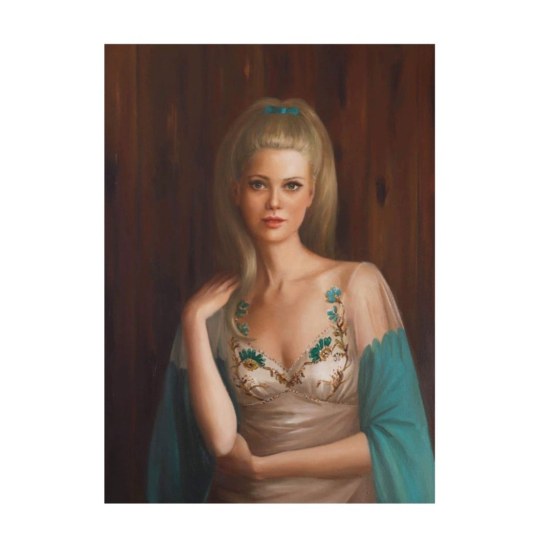 Louche Laura Portrait Art Print