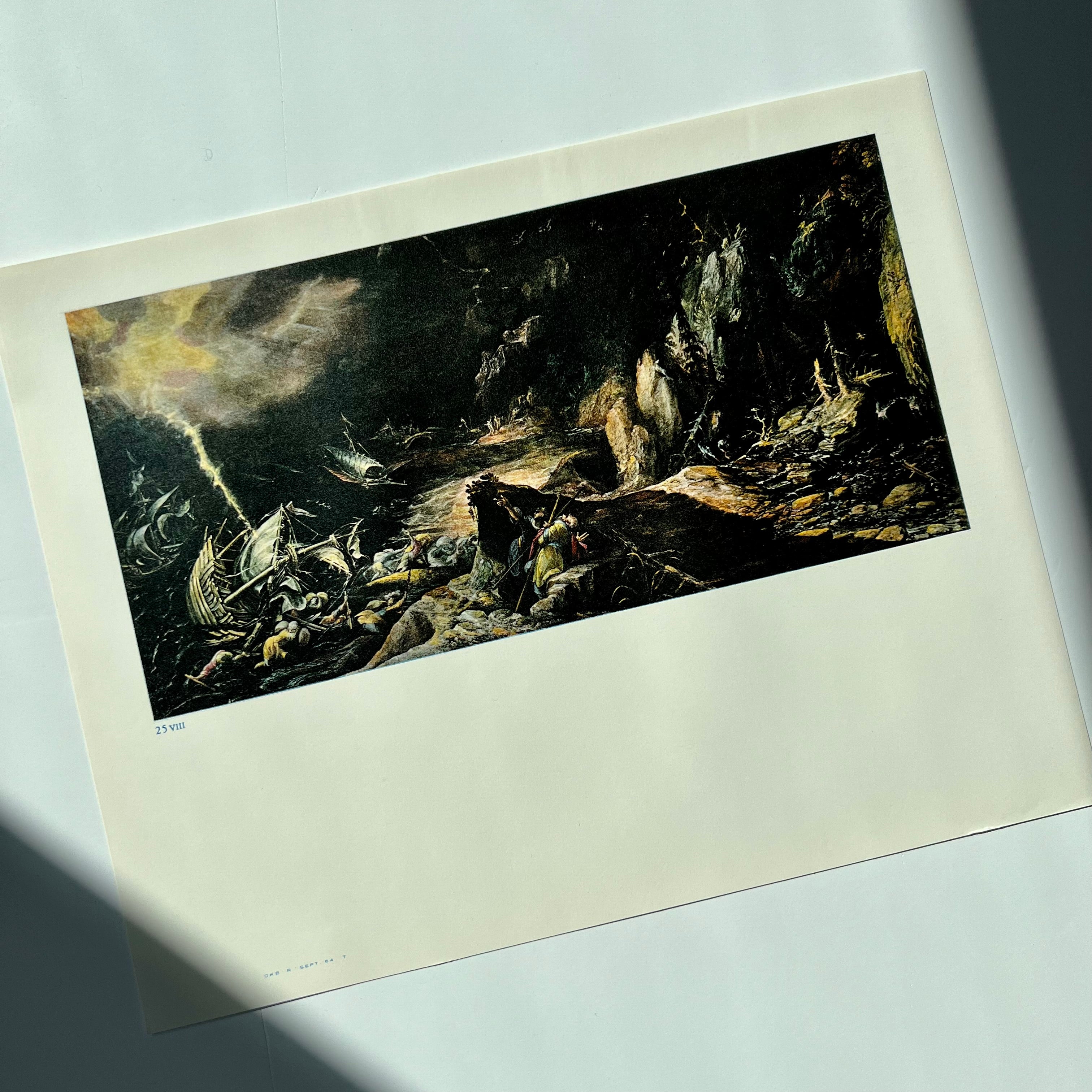 Assorted Vintage Classical Landscape Mid-Century Art Prints