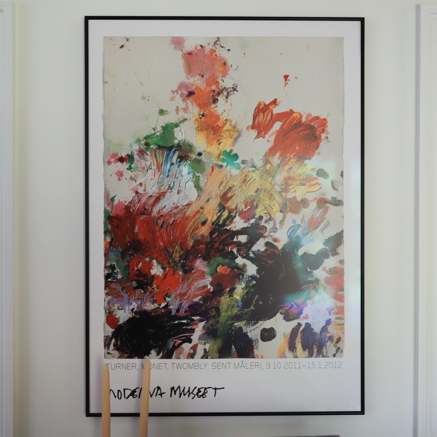 Cy Twombly 2012 Swedish Art Exhibition Poster