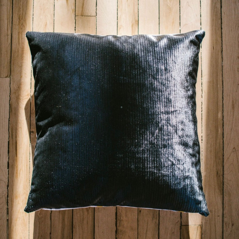 Gray Velvet Pillow Cover