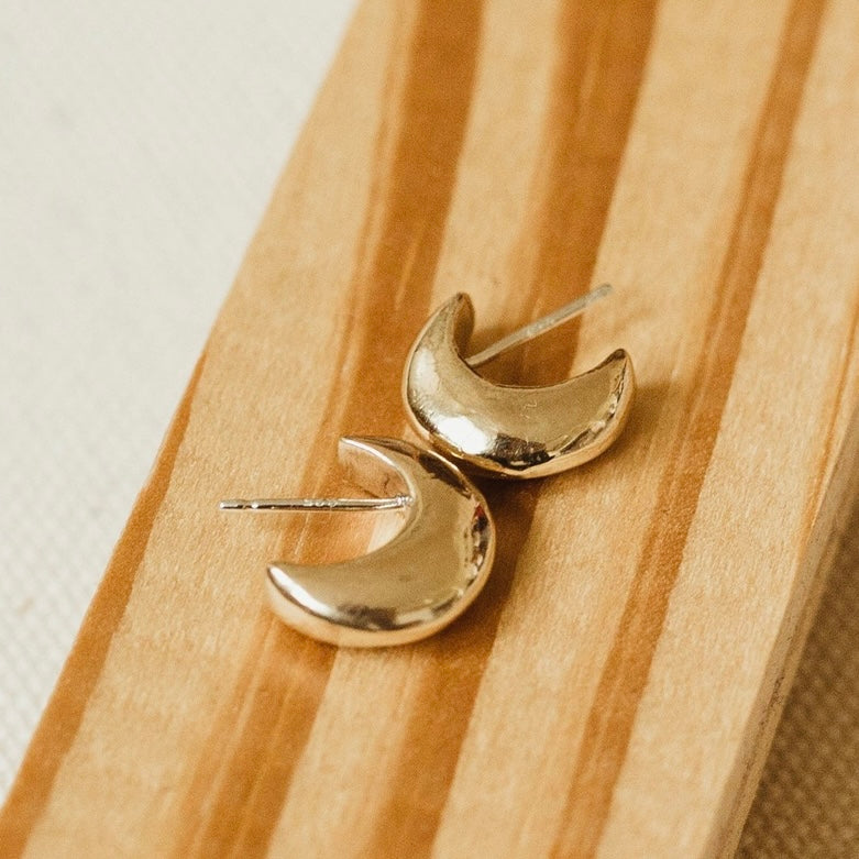 Kiki Koyote Crescent Earrings