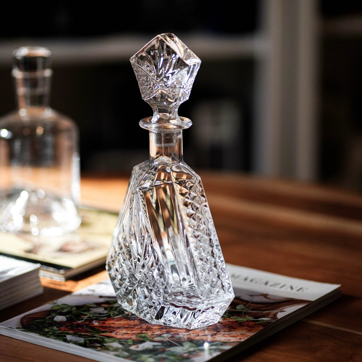 Cut Glass Irish Whiskey Decanter