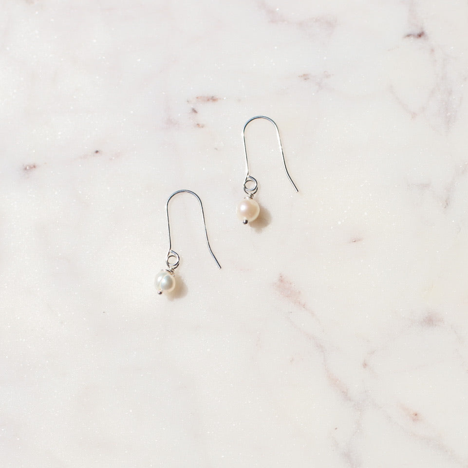 Marnie Jen Petite Pearl Earrings