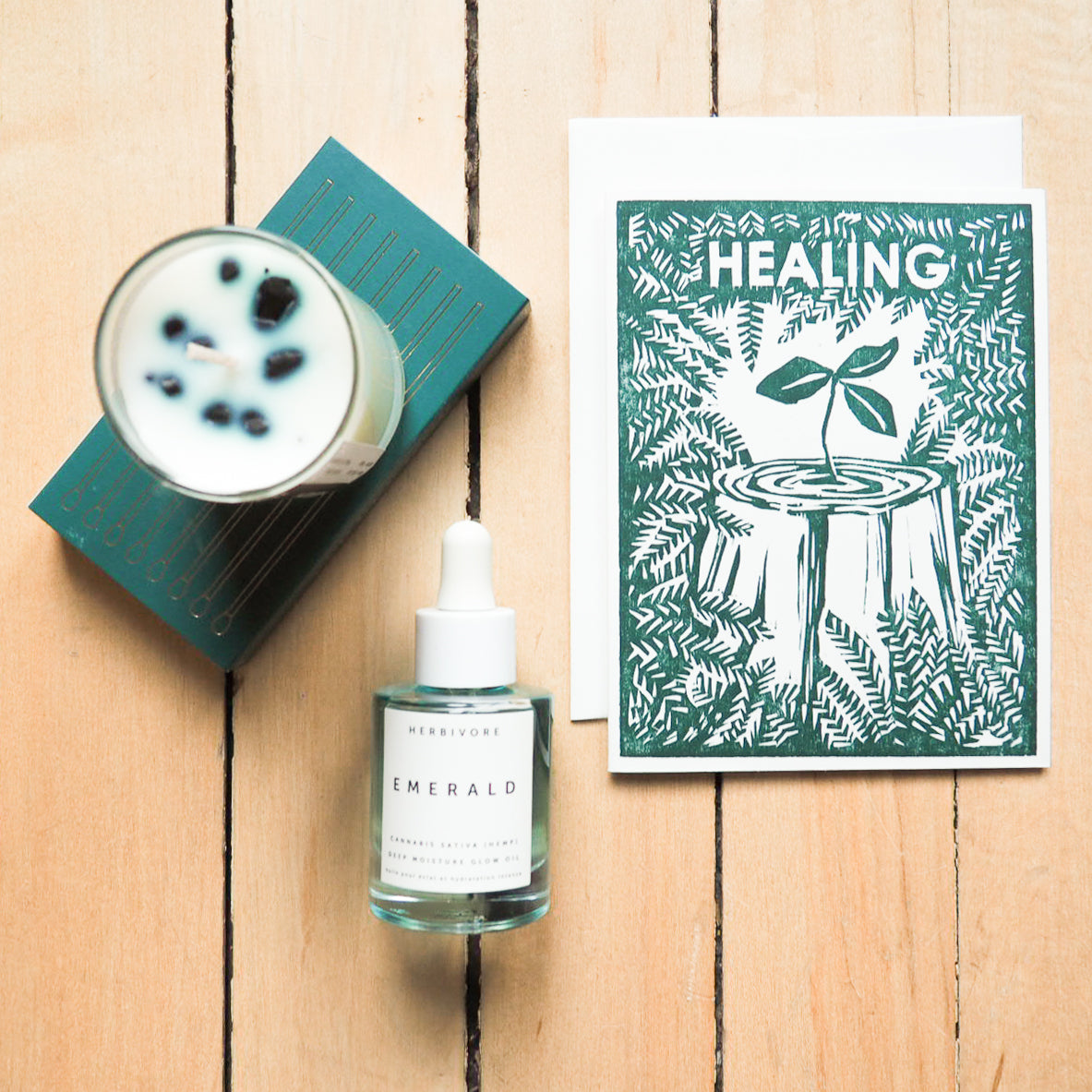 Healing Nurse Tree Get Well Card