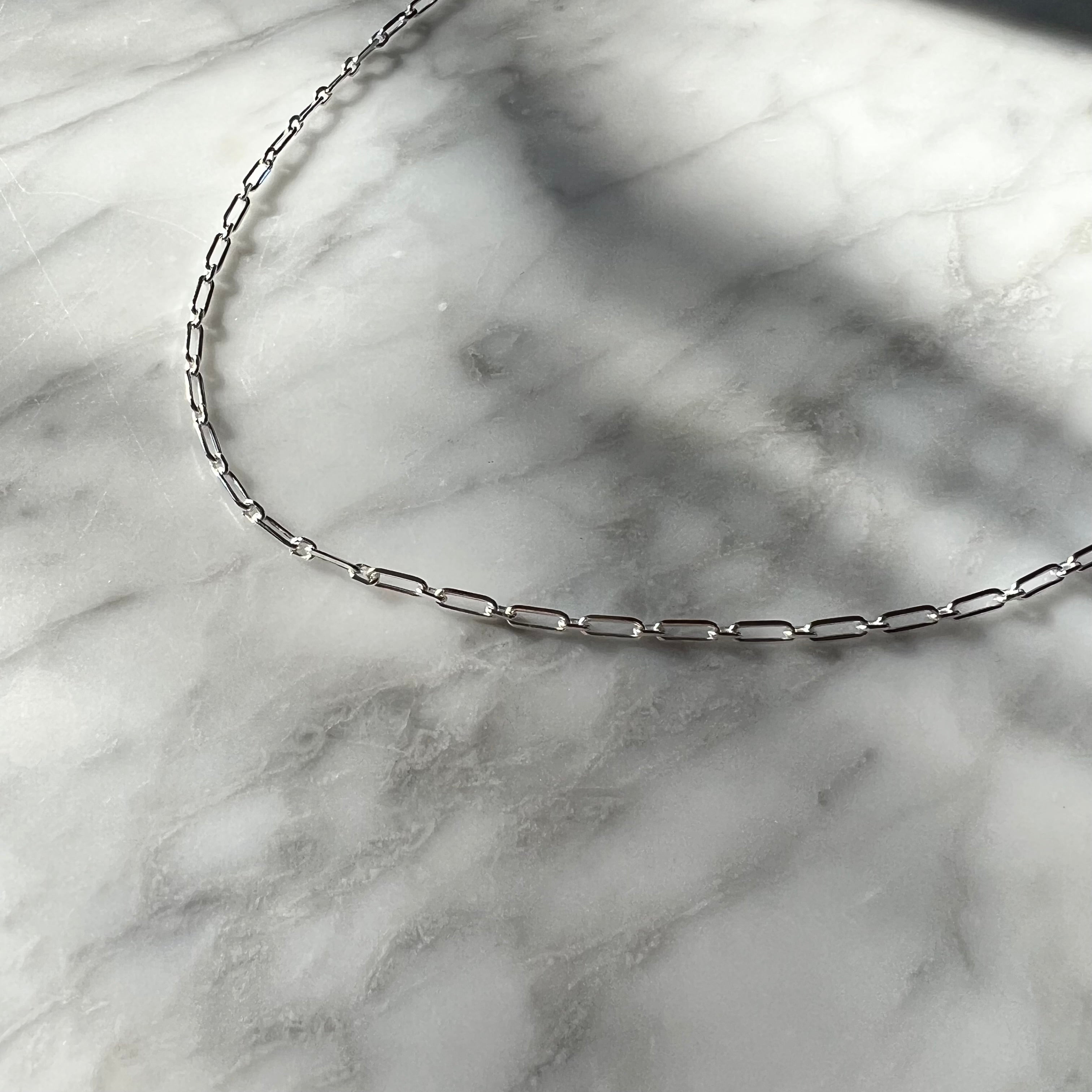 Emma 16” Layering Sterling Silver Necklace