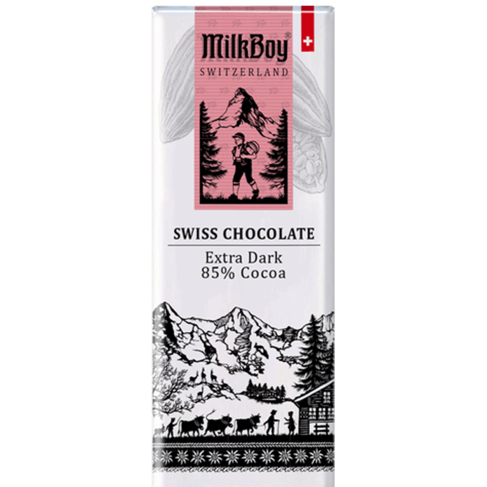 Mini Milkboy Swiss Extra Dark Cocoa Chocolate