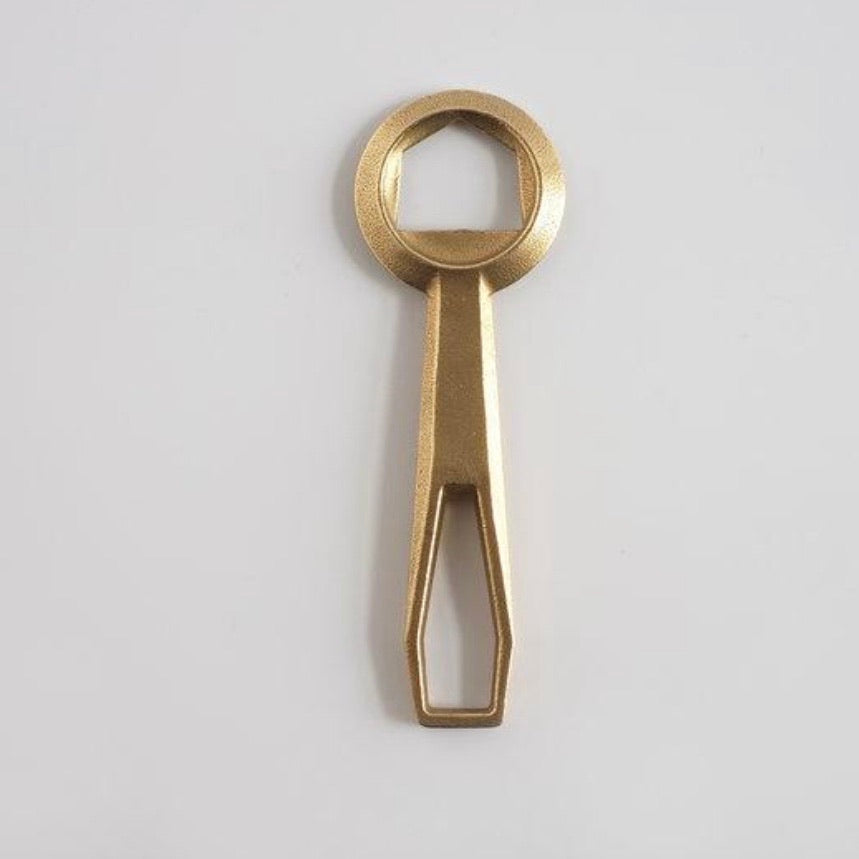 Fort Standard Golden Crown Solid Brass Bottle Opener