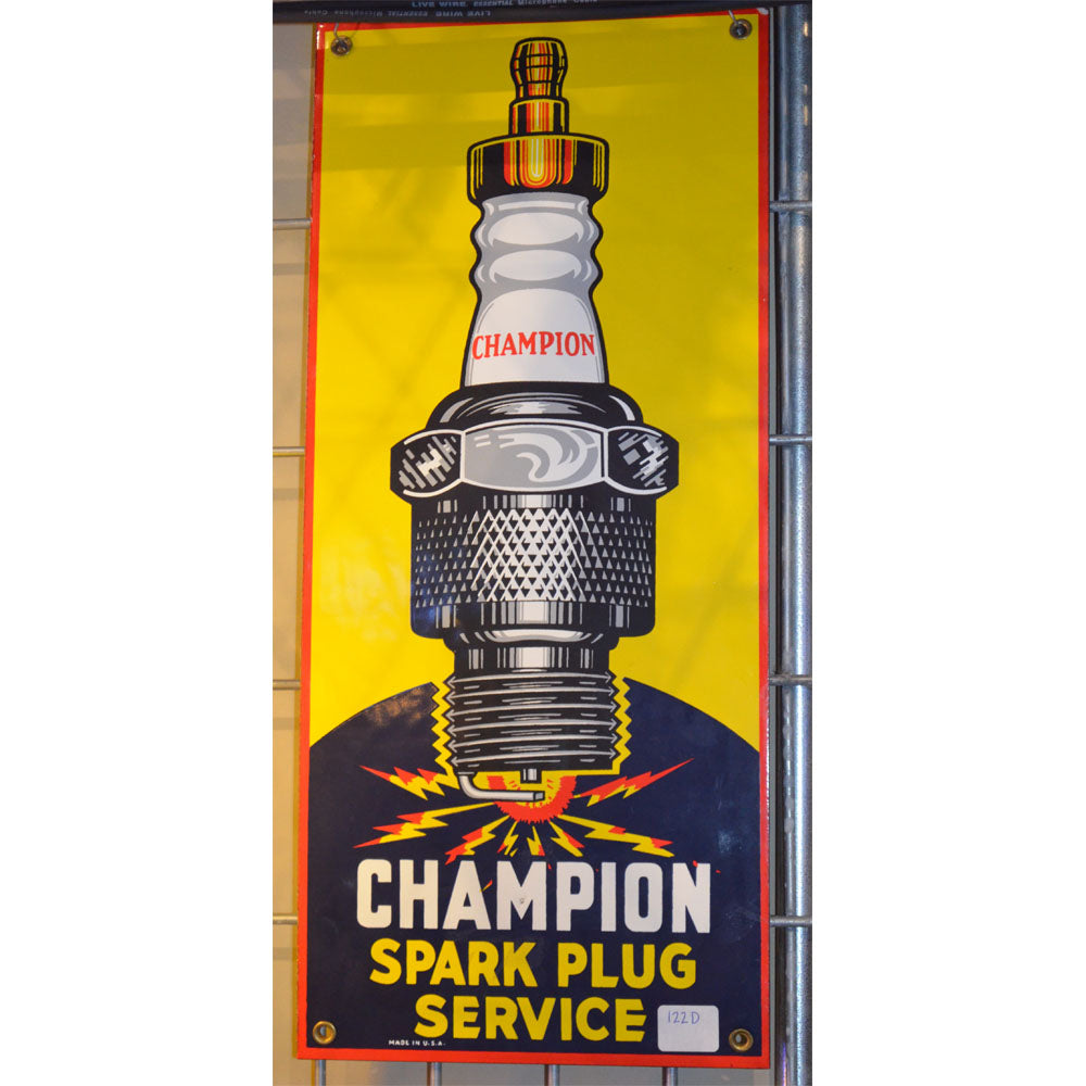 Champion Plugs Sign | Duff's Vintage Collection