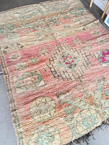 Two Snow Cones are Better Than One Vintage Boujad Rug