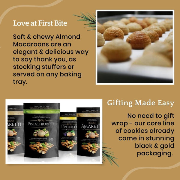 Piccola cucina amaretti almond cookies are the perfect no wrapping required gift anyone could enjoy