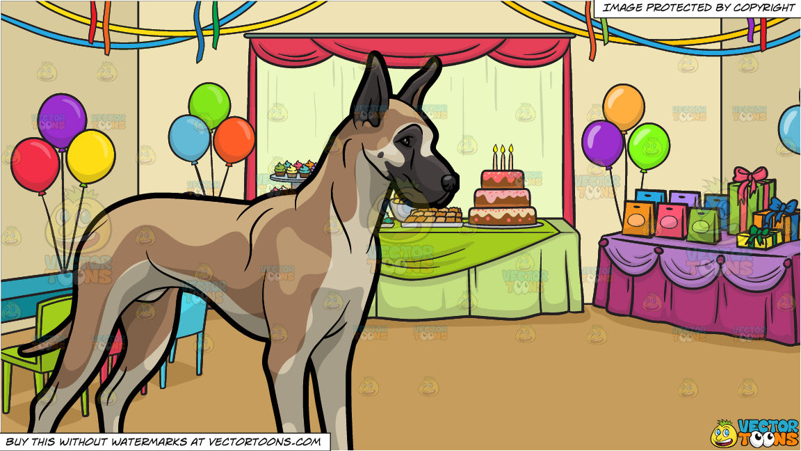 great dane birthday party