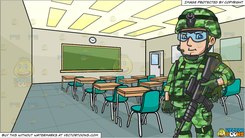 High school soldier
