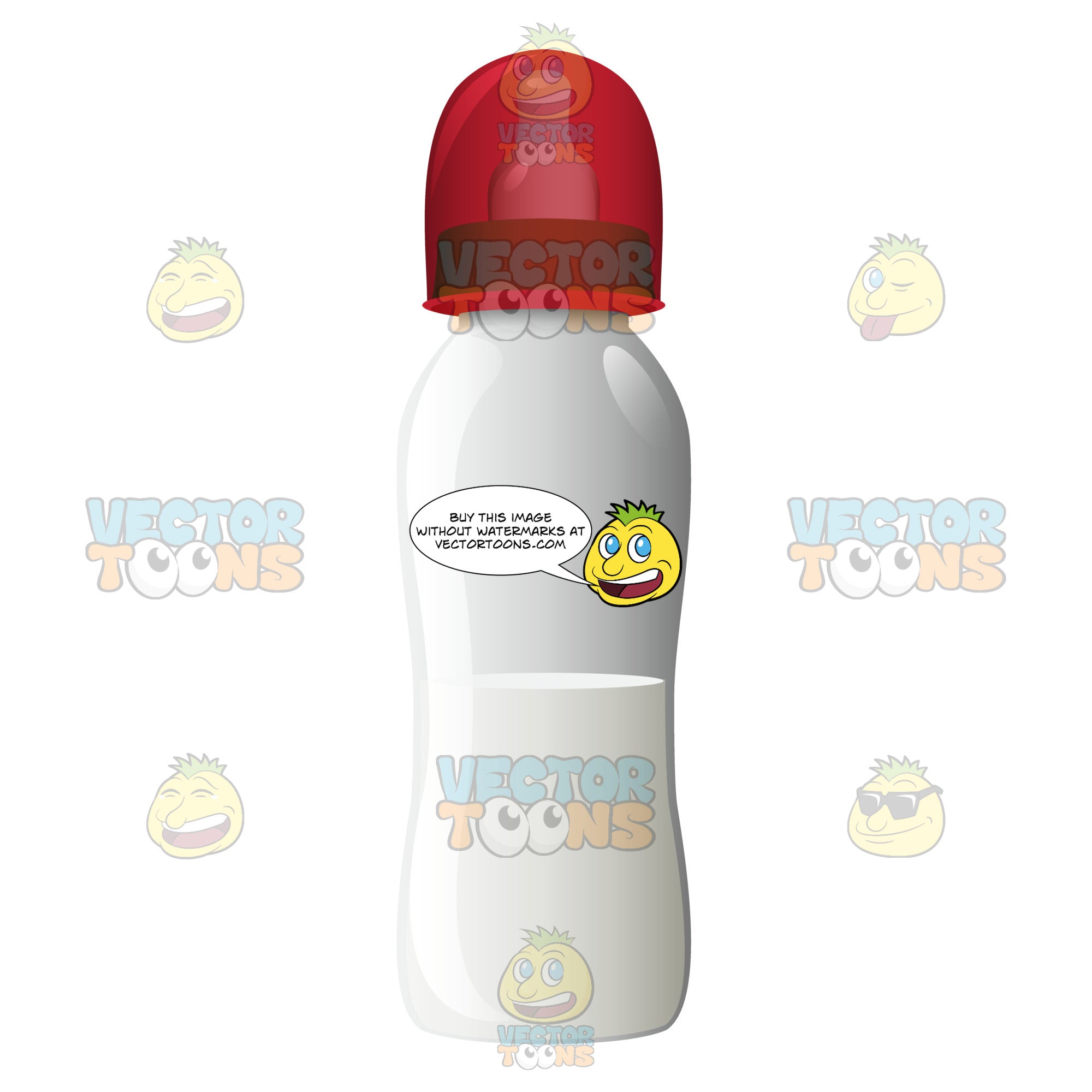 red baby bottles