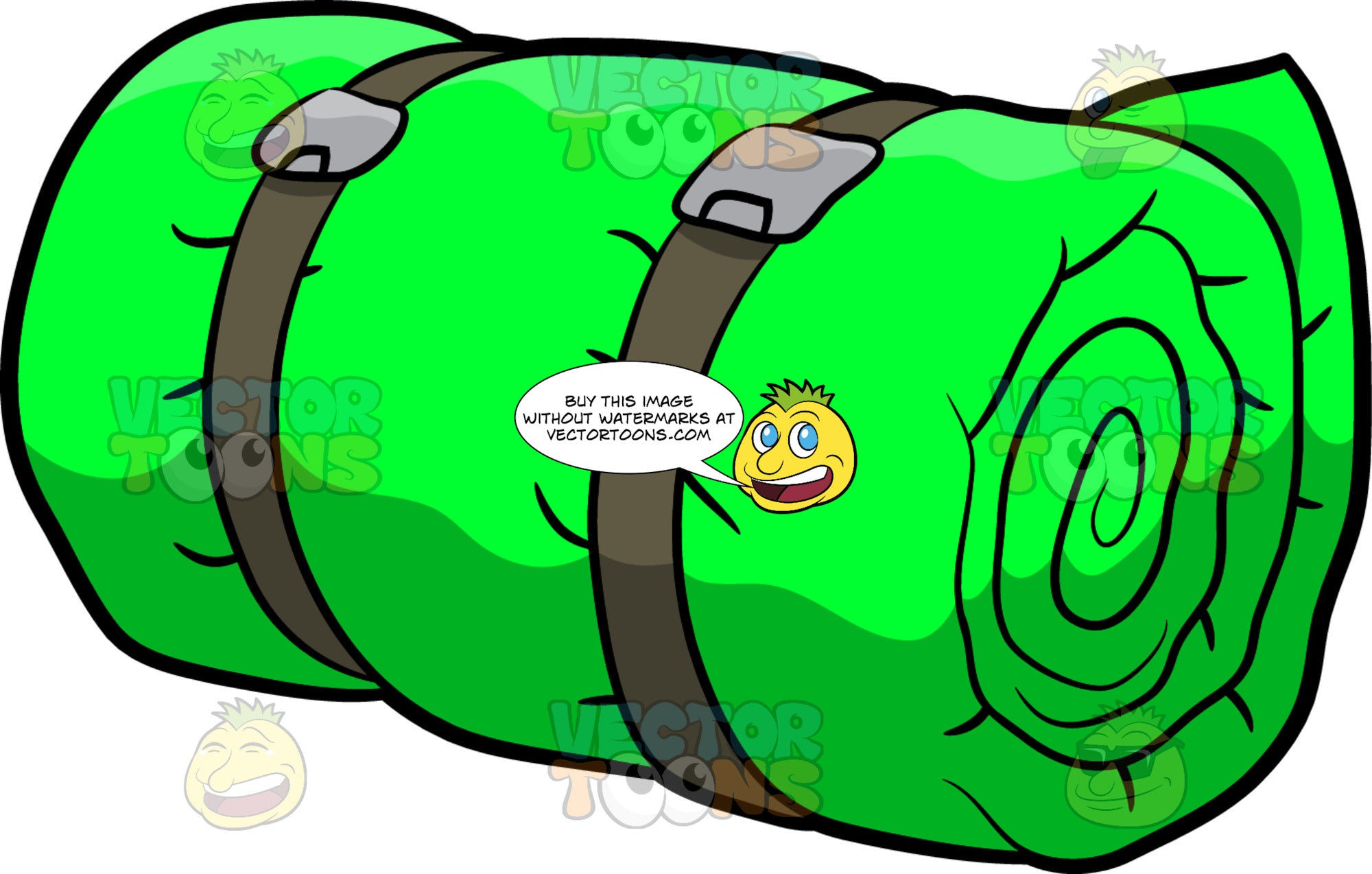 Sleeping Bag Clipart Cartoons By Vectortoons