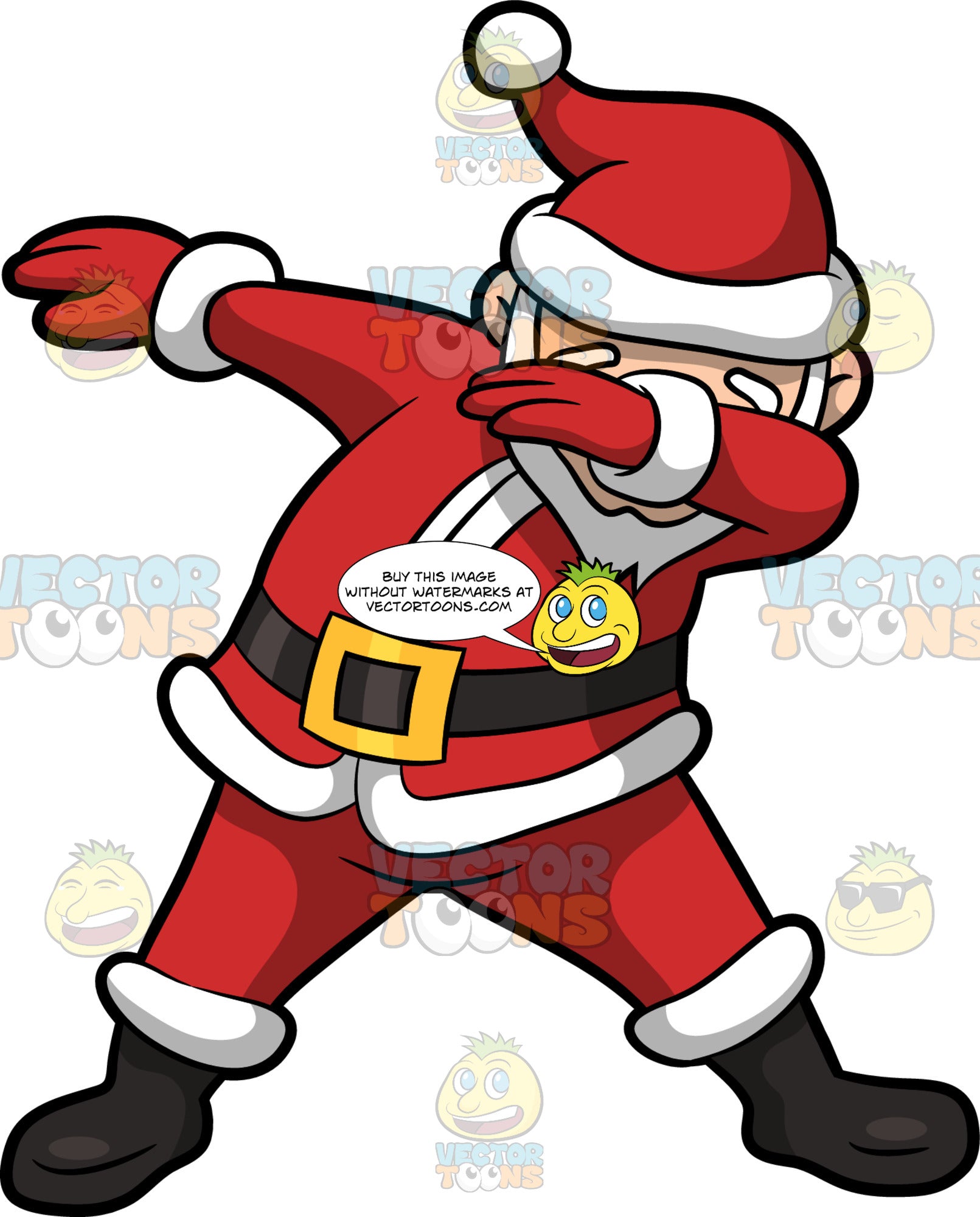 A Dabbing Santa Claus