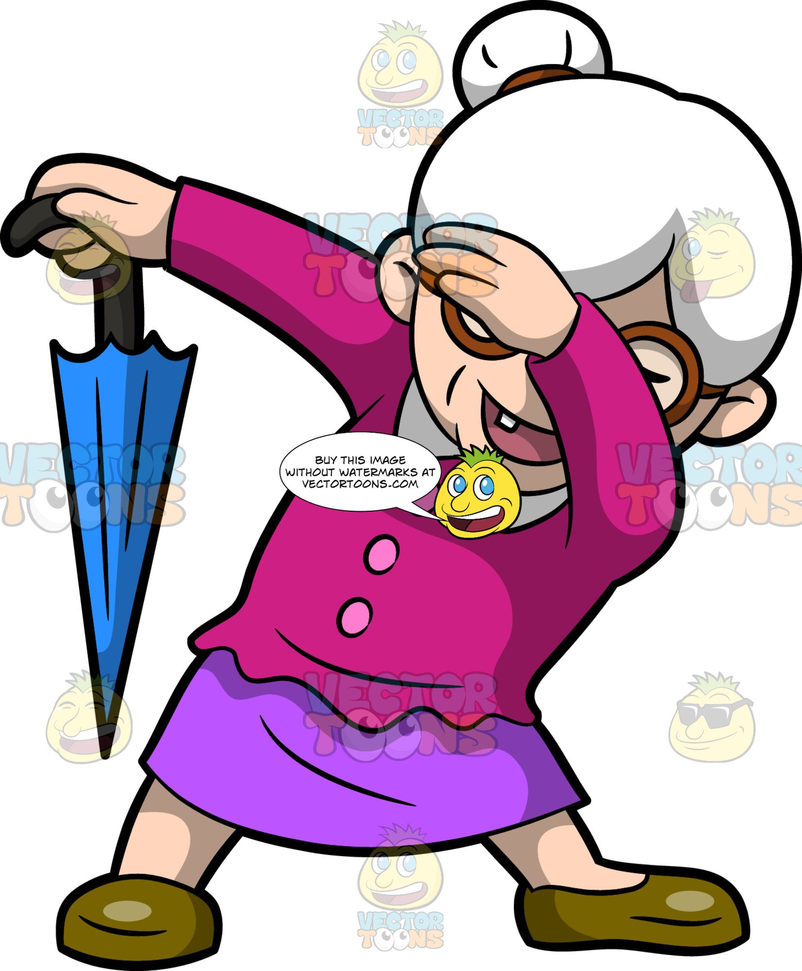 a dabbing grandmother clipart cartoons by vectortoons a dabbing grandmother clipart cartoons by vectortoons