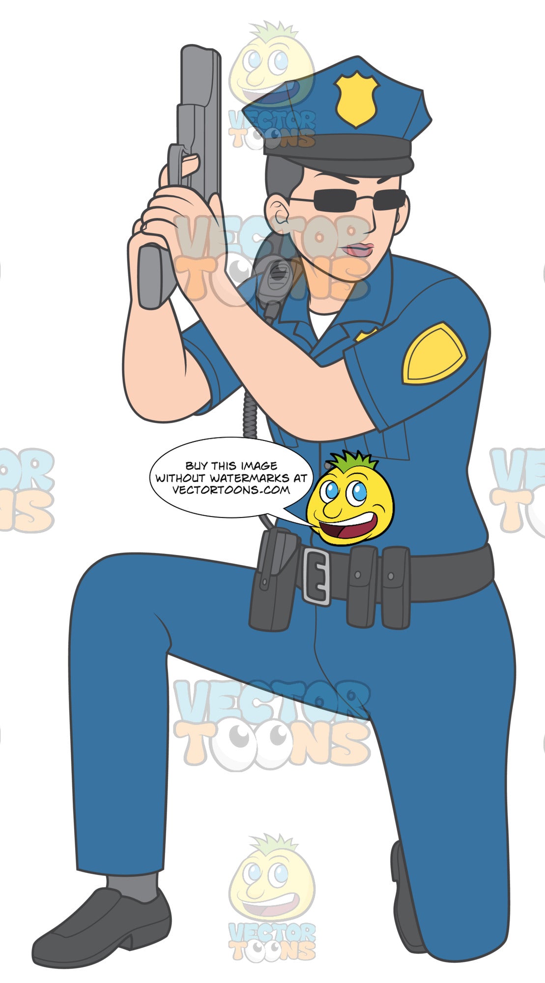 Police Officer Cartoon Image