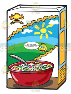 A Box Of Cereal Clipart Cartoons By Vectortoons