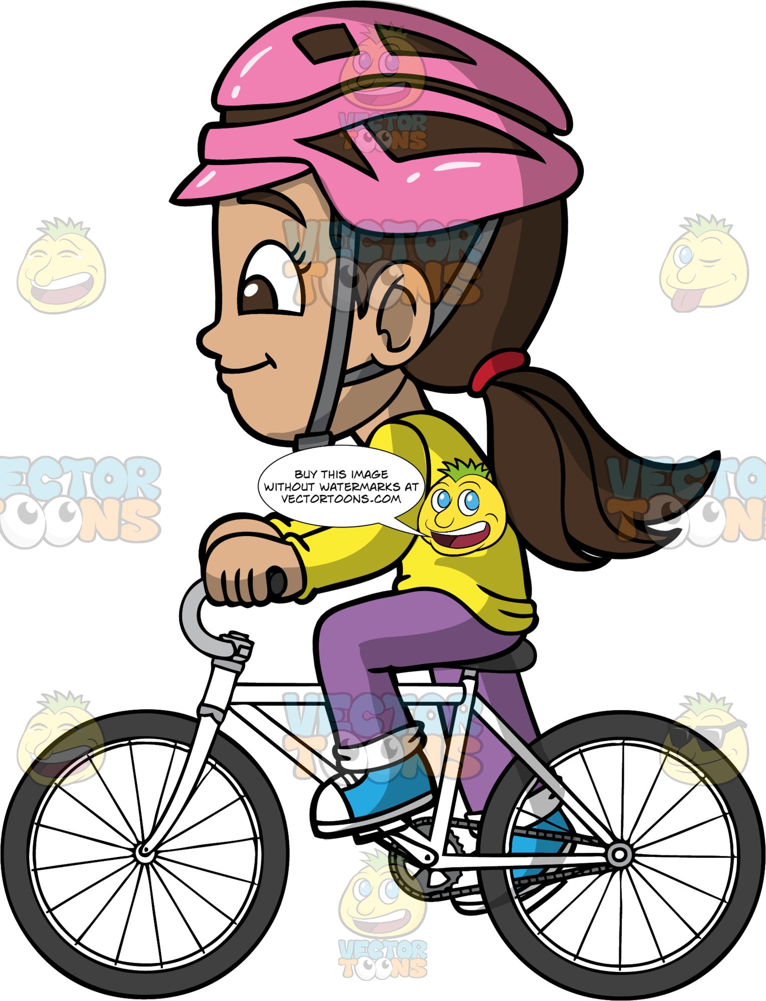 bike riding cartoon images