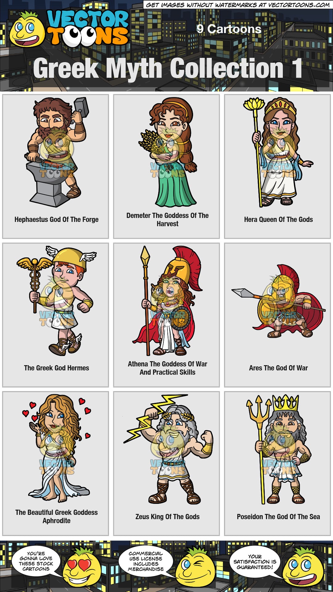 Greek Myth Collection 1 Clipart Cartoons By Vectortoons