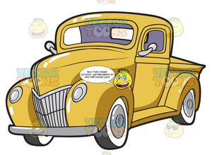 Download A Classic Hot Rod Truck Clipart Cartoons By Vectortoons