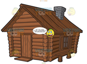 A Log Cabin With Chimney And A Bench Clipart Cartoons By Vectortoons Home house log cabin, cartoon cabin, cartoon character, television png. a log cabin with chimney and a bench clipart cartoons by vectortoons