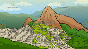 Machu Picchu Background – Clipart Cartoons By VectorToons