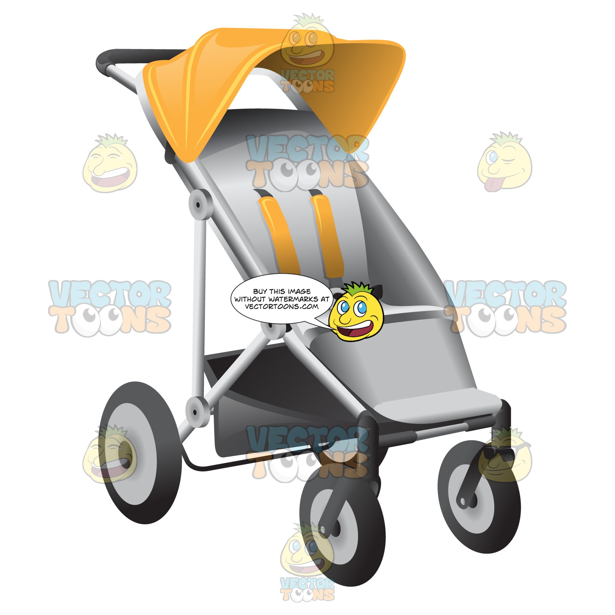 stroller yellow