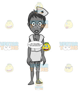 Nurse Zombie – Clipart Cartoons By VectorToons