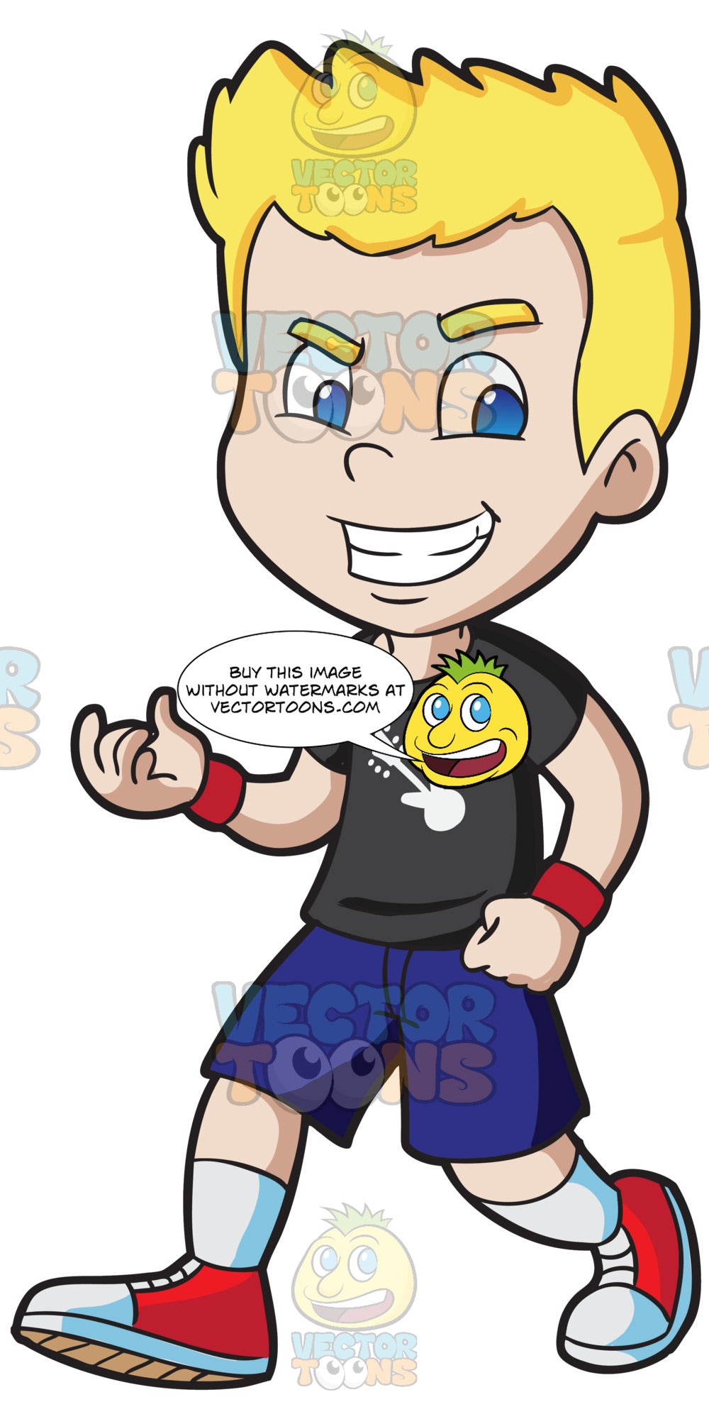 Cartoon Boy With Yellow Spiky Hair The Best Drop Fade Hairstyles