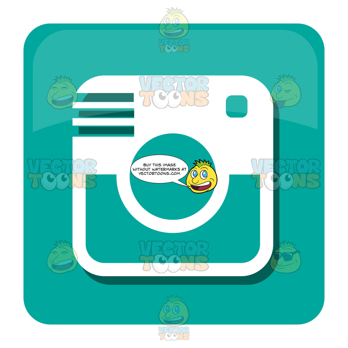 Instagram Logo Icon – Clipart Cartoons By VectorToons