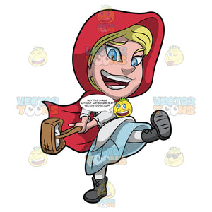 Little Red Riding Hood Clipart Cartoons By Vectortoons