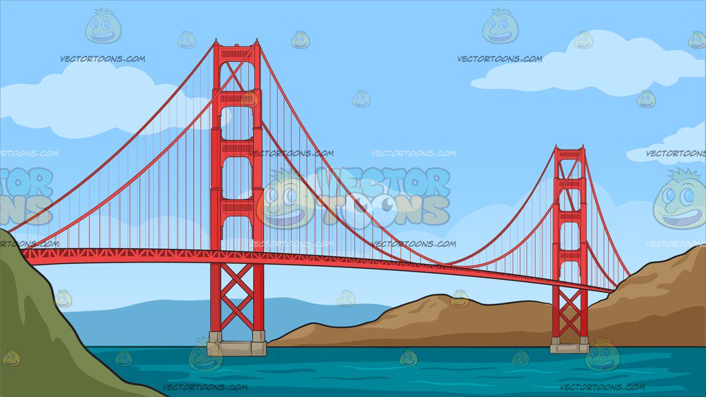 Golden Gate Bridge Cartoon / Check out our golden gate bridge selection