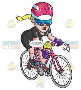 cycling pictures cartoon