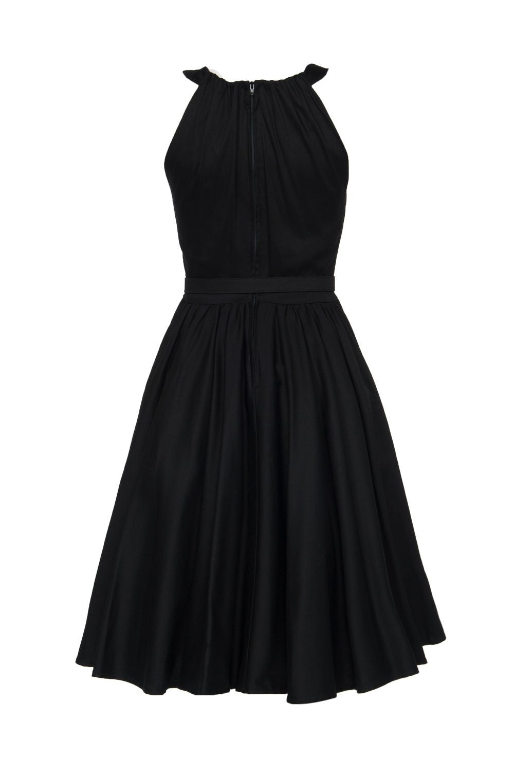 Pinup Couture Harley Retro Dress in Black Sateen – pinupgirlclothing.com