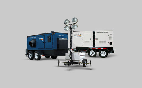 mobile tow behind generators for sale