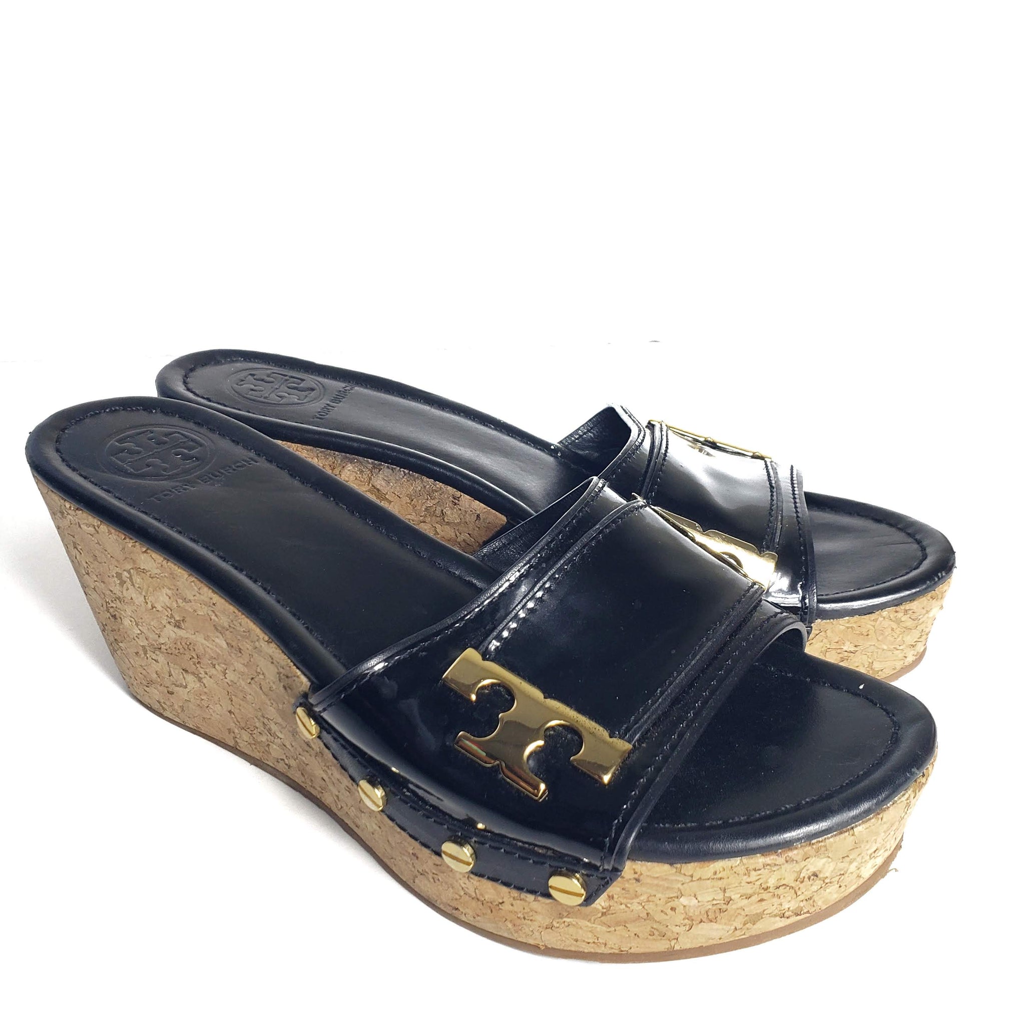 Tory Burch Pamela Wedge Sandals Size  – The Thriftanista Closet