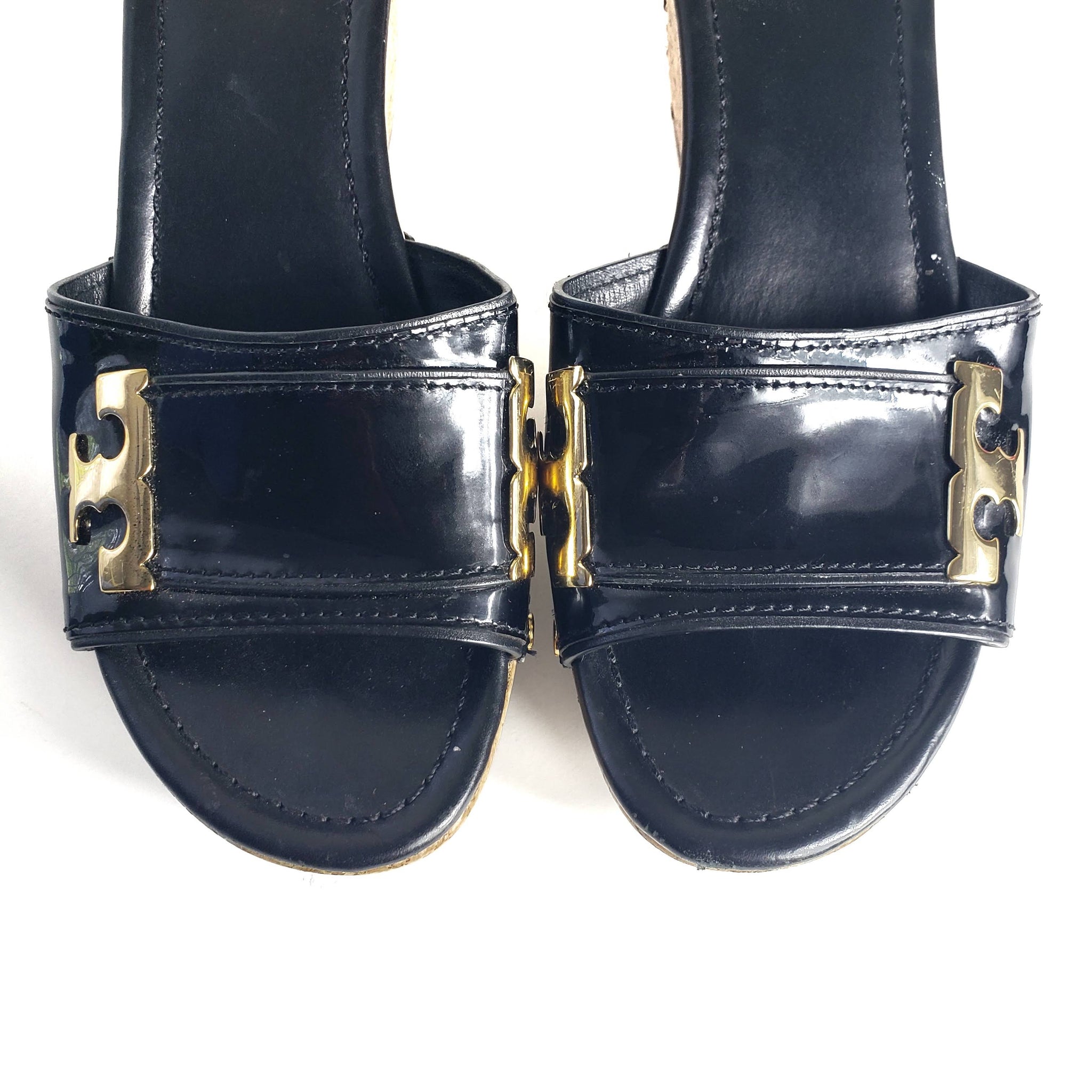 Tory Burch Pamela Wedge Sandals Size  – The Thriftanista Closet