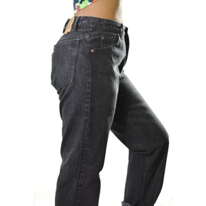 Levis 960 Jeans Vintage Black High Rise Orange Tab Straight USA Size 9 Waist 30