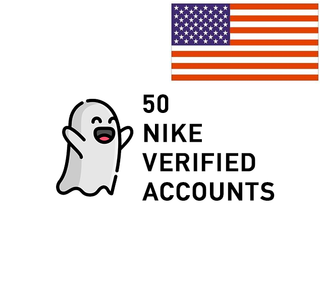 50 USA NIKE SNKRS VERIFIED – Ghost Accounts