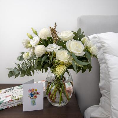 The Imogen White Bouquet - Floraly Australia