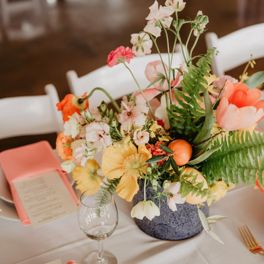 flower table setting