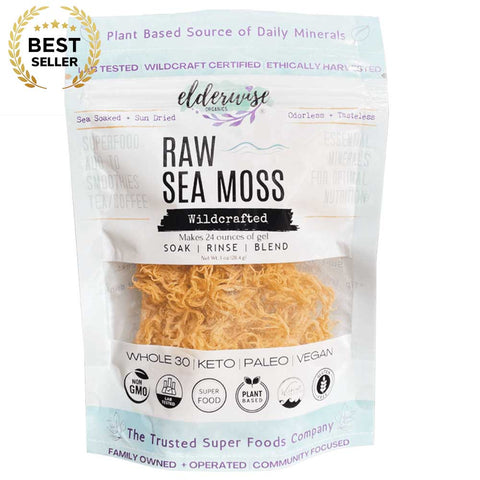 Golden Raw Sea Moss – Elderwise Organics