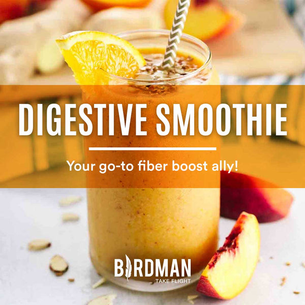 Digestive Acacia Smoothie High in Protein I Birdman Life Blog