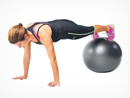 Exercise Ball Plank